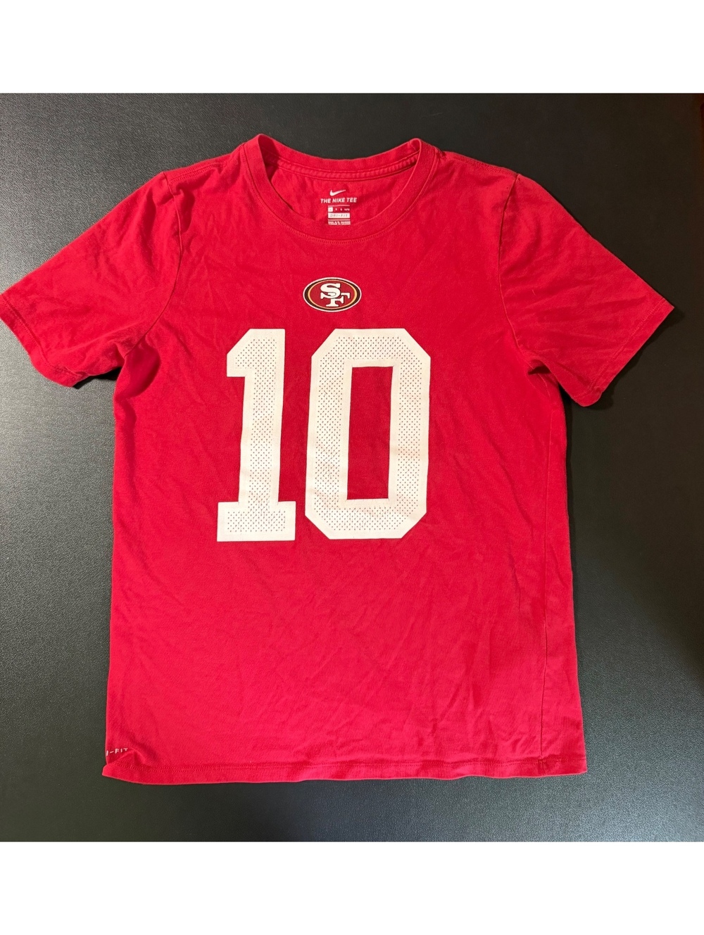 Nike Dri-FIT San Francisco 49ers Jimmy Garoppolo #10 Youth Large‎ T-Shirt